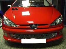 PEUGEOT 206 STAINLESS MESH SPORTS GRILL