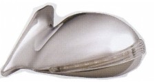 FOCUS  M10 STYLE MIRROR SILVER WITH INDICATORS